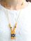 Colar Pingente com Brinco - Amarelo Ouro